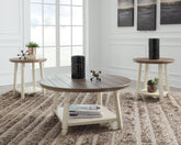 Bay Furniture Gallery - Ashley Furniture - Bolanbrook Table (Set of 3) - Occasional Table Set (3/CN) / Two-tone - T377-13